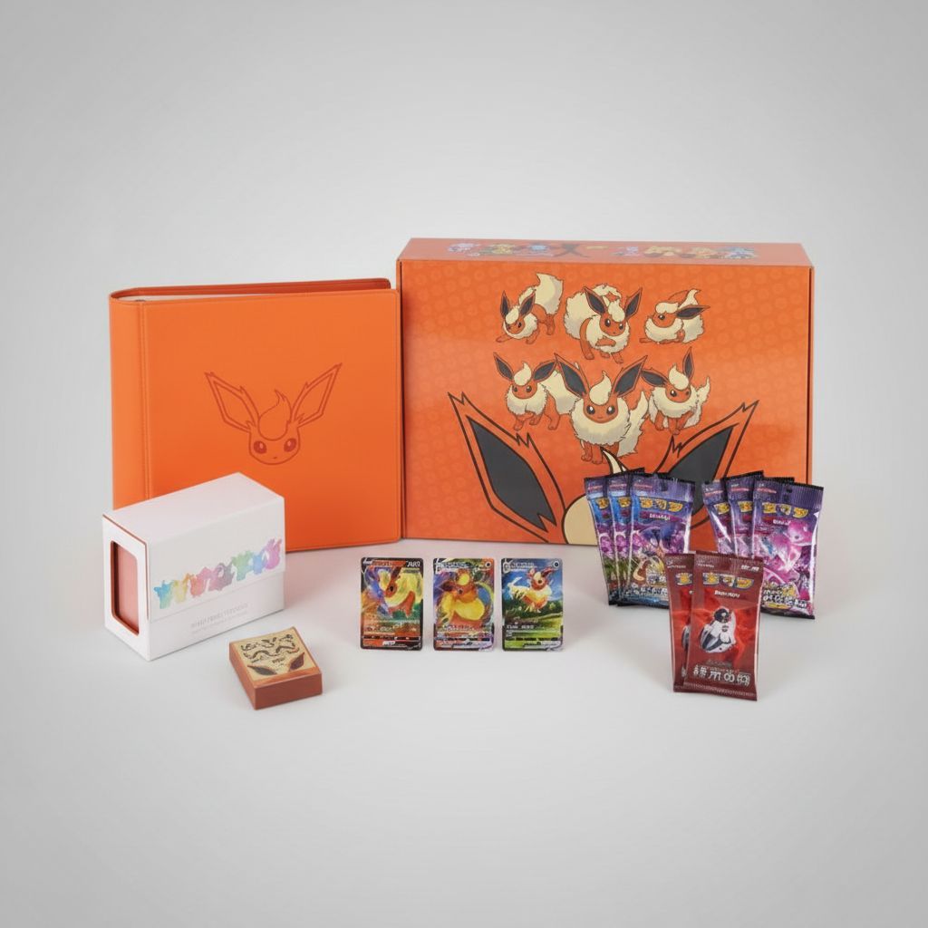 Pokémon Flareon Eeveelution Chinese Collector Gift Box