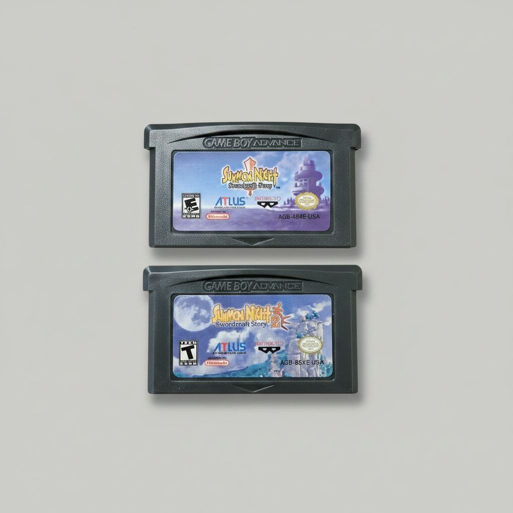 Summon Night & Summon Night 2: Swordcraft Story - Gamboy Advance — Complete Bundle (Cartridges Only) for Gameboy Advance (GBA)