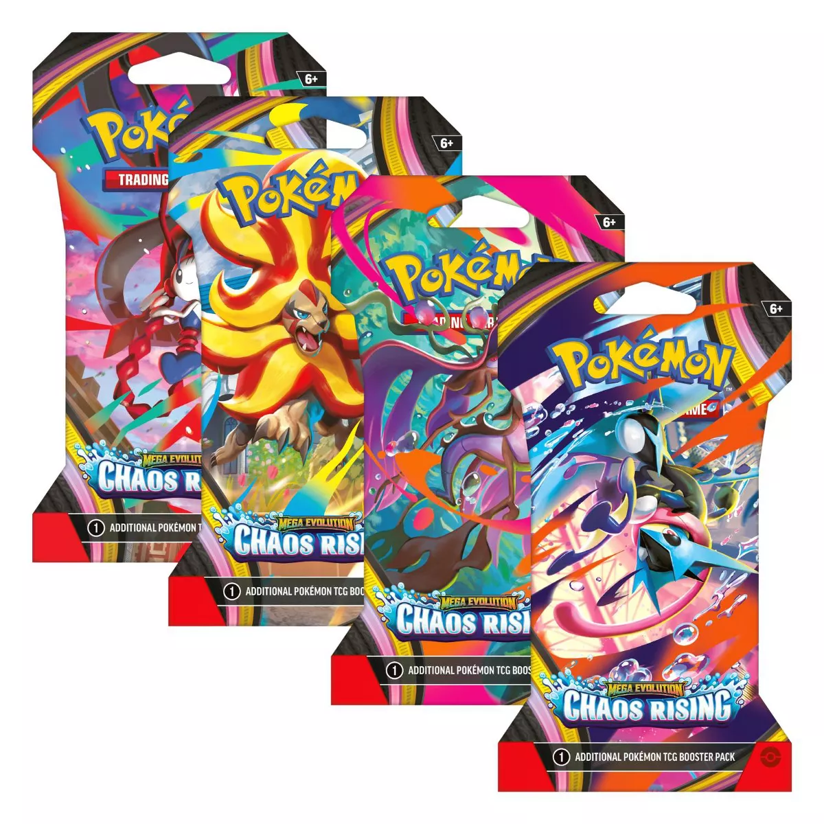 Pokémon TCG: Mega Evolution—Chaos Rising Sleeved Booster Pack