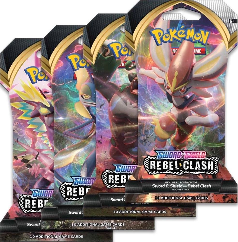 Pokémon TCG: Sword & Shield—Rebel Clash Sleeved Booster Pack