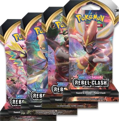 Pokémon TCG: Sword &amp; Shield—Rebel Clash Sleeved Booster Pack