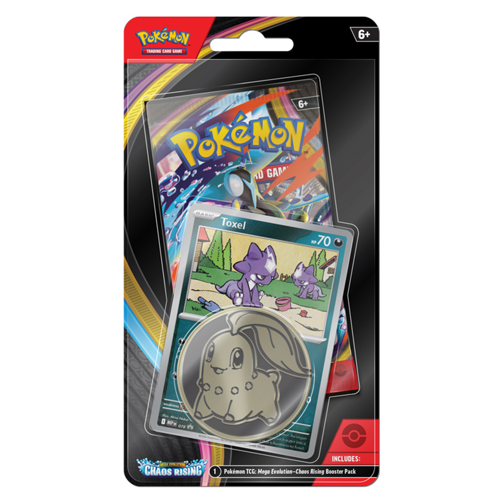 Pokémon TCG: Mega Evolution—Chaos Rising 1-Pack Checklane Blister