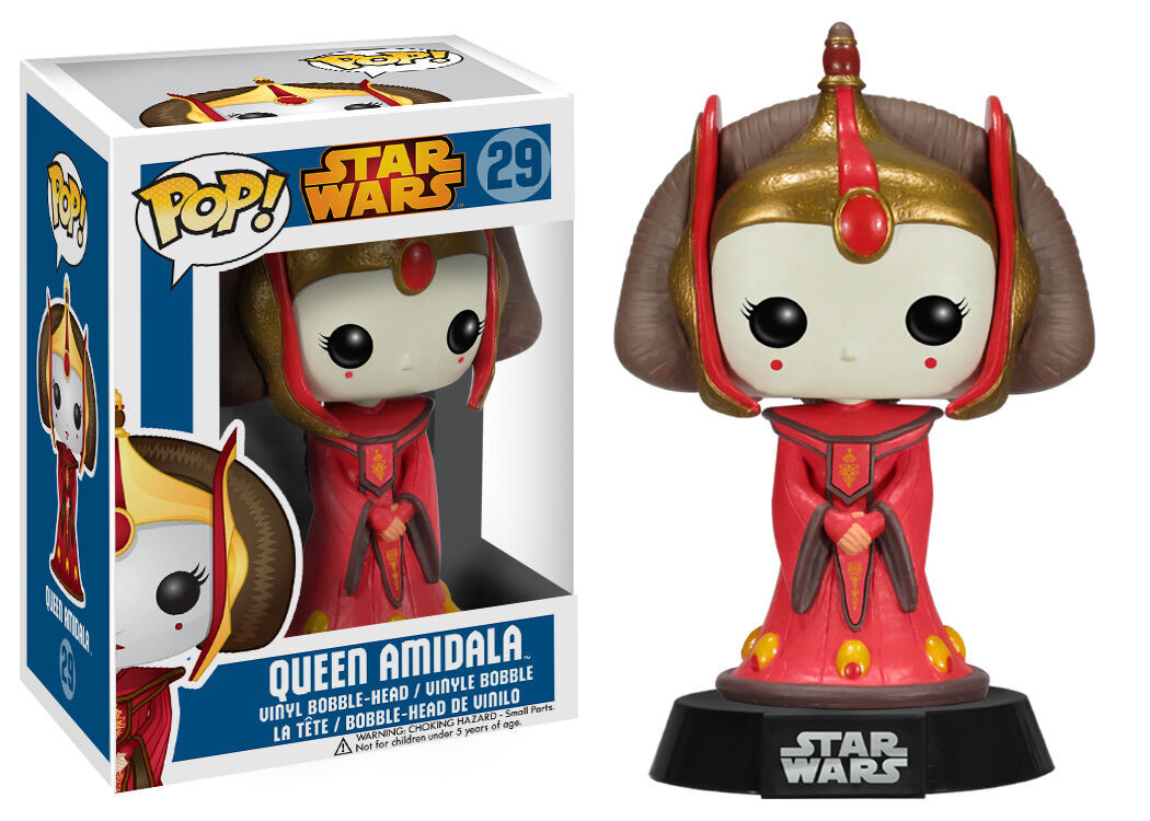 Star Wars Funko Pop! Star Wars: Queen Amidala #29 - Naboo Royal Attire Vinyl Figure