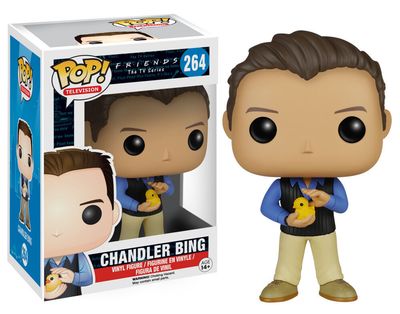 Funko Pop! Television: Chandler Bing with Chick #264 (Friends) Vinyl Figure