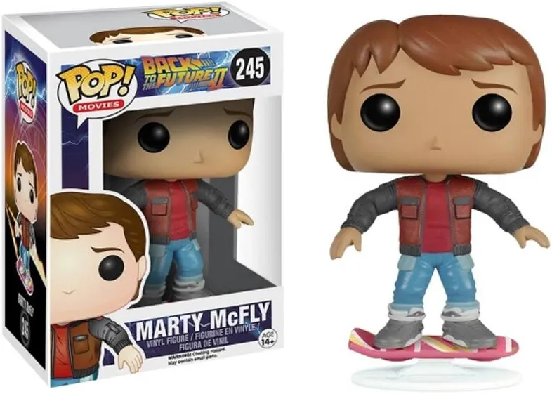 Funko Pop! Movies: Back to the Future 2 - Marty McFly with Hoverboard #245