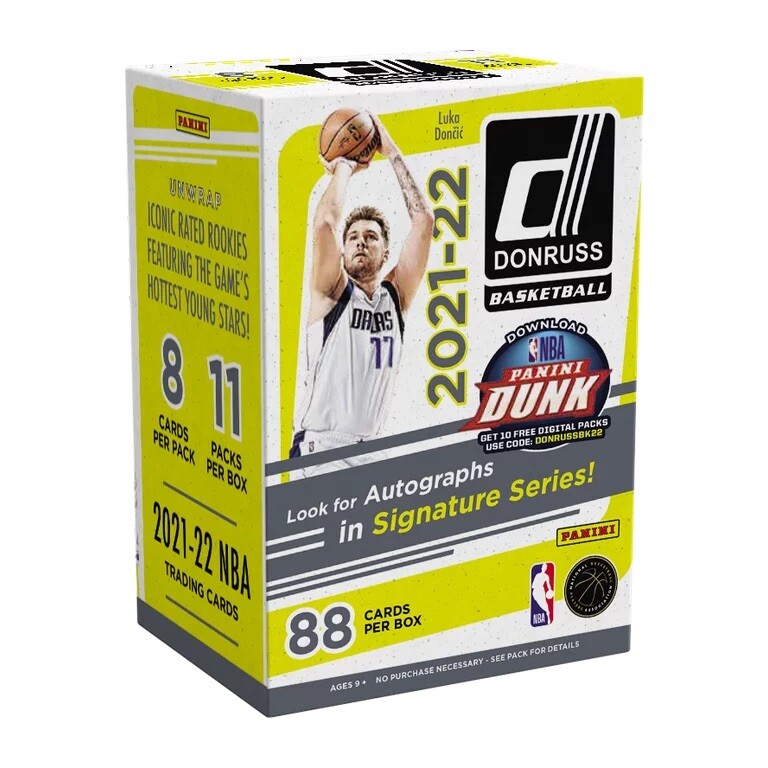 2021-22 Panini Donruss NBA Basketball Blaster Box