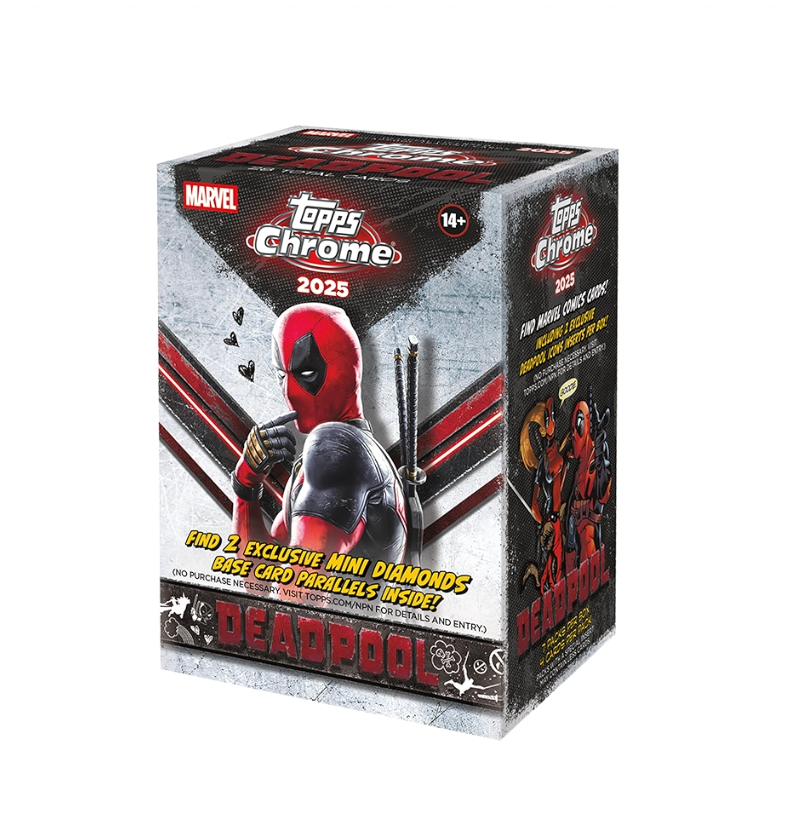 2025 Topps Chrome Deadpool Value Box – Marvel Comics Cards