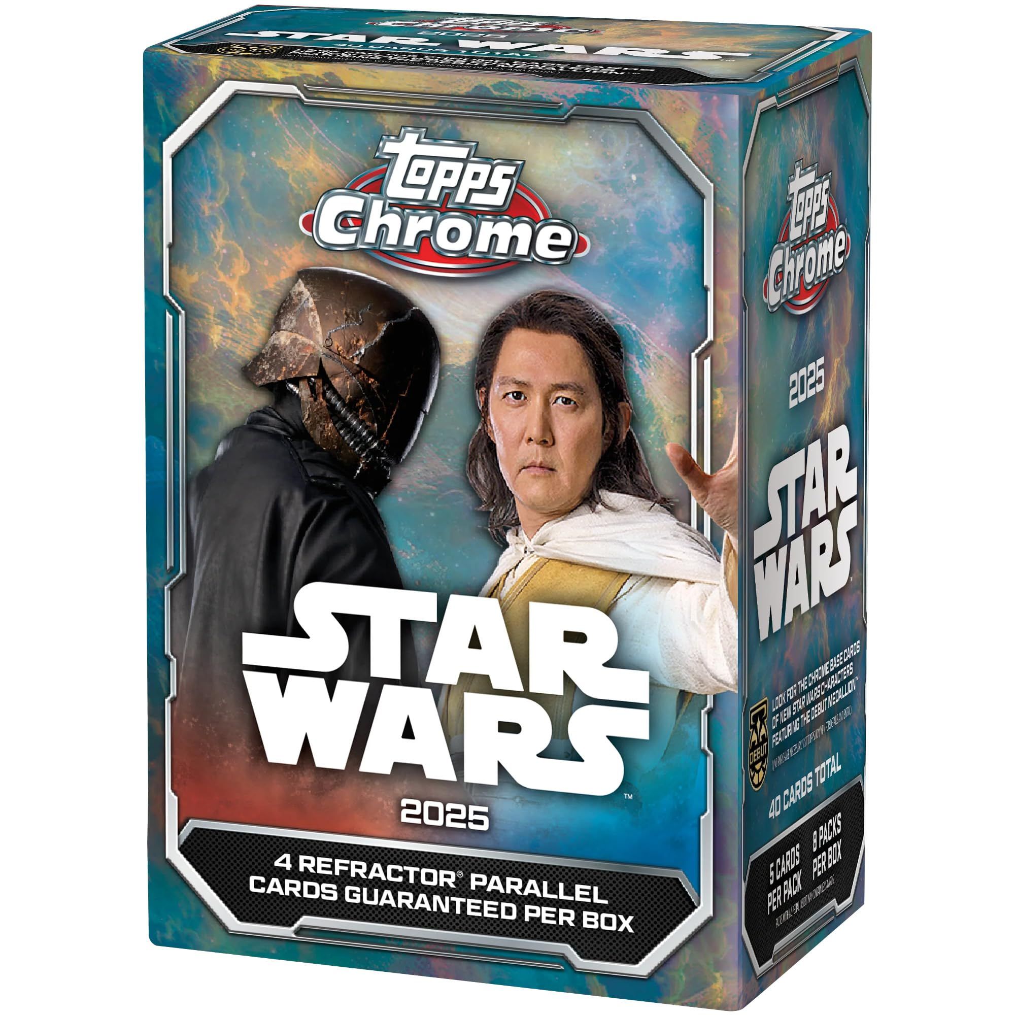 2025 Topps Chrome Star Wars Value Box – (4 Refractors Guaranteed)