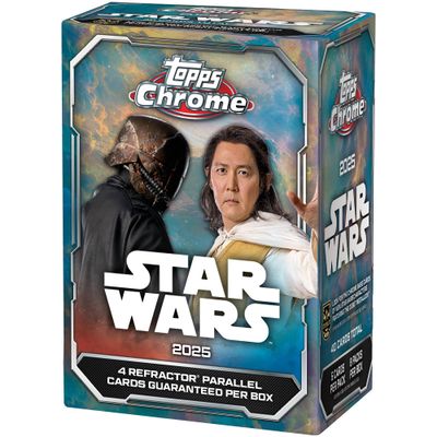 2025 Topps Chrome Star Wars Value Box – (4 Refractors Guaranteed)