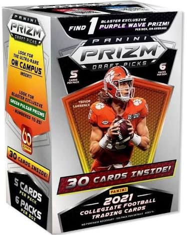 2021 Panini Prizm Draft Picks Collegiate Football Blaster Box