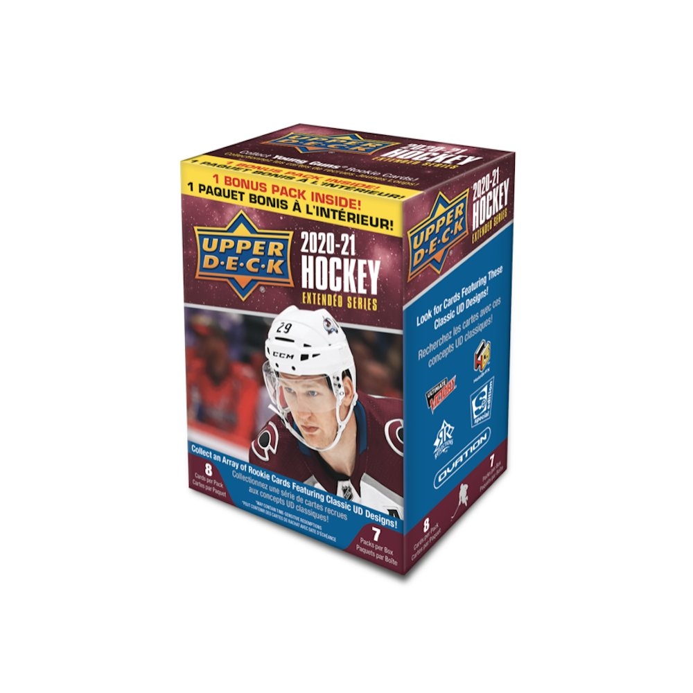2020-21 NHL Upper Deck Extended Series Hockey Blaster Box