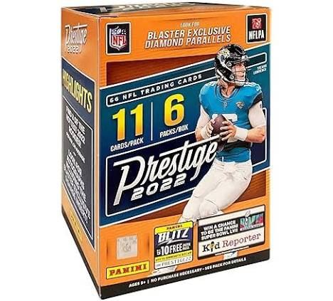 2022 Panini Prestige NFL Football Blaster Box - Blaster Exclusive Diamond Parallels