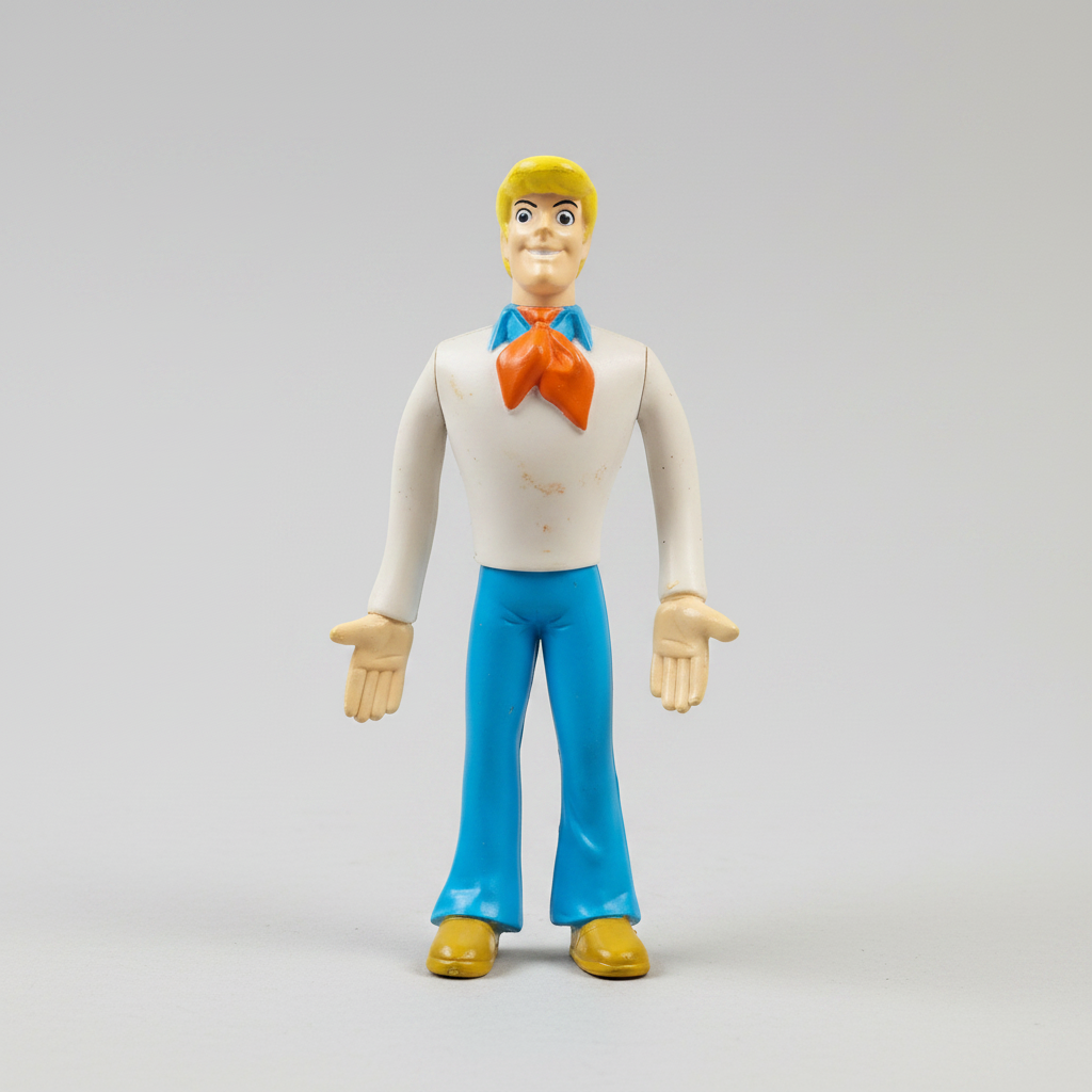 Hanna-Barbera 1999 Scooby-Doo Fred Jones Action Figure (Vintage Collectible)
