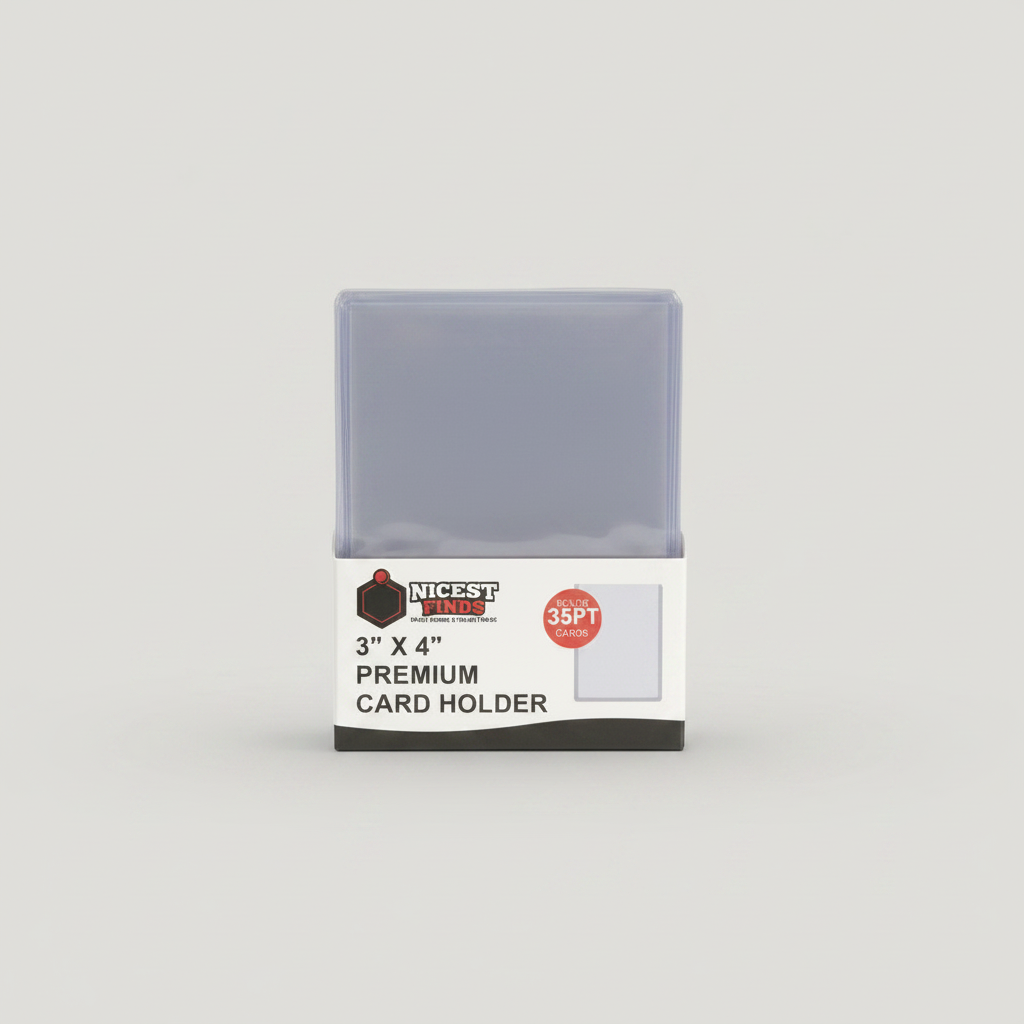 Nicest Finds Premium 35PT Ultra-Clear Card Holders - 25 Pack