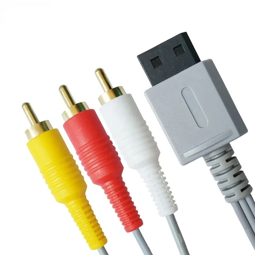 Nintendo Wii - Universal AV Composite Cable Video Cable 2