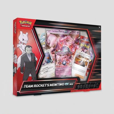 Pokémon TCG: Team Rocket's Mewtwo ex Box
