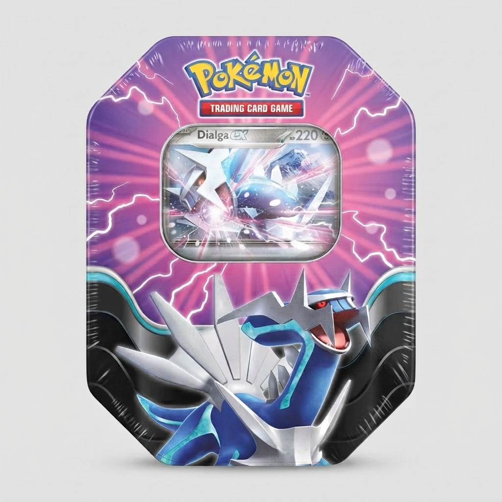 Pokémon TCG Azure Legends Tin - Dialga ex (Sealed)