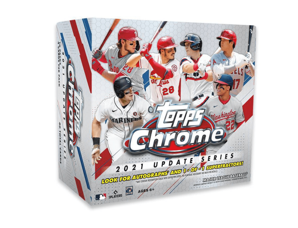 2021 Topps Chrome Update Series Baseball Mega Box (Sealed)