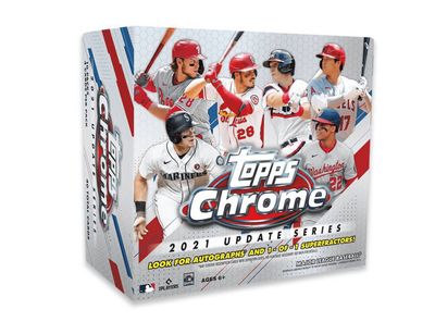 2021 Topps Chrome Update Series Baseball Mega Box (Sealed)