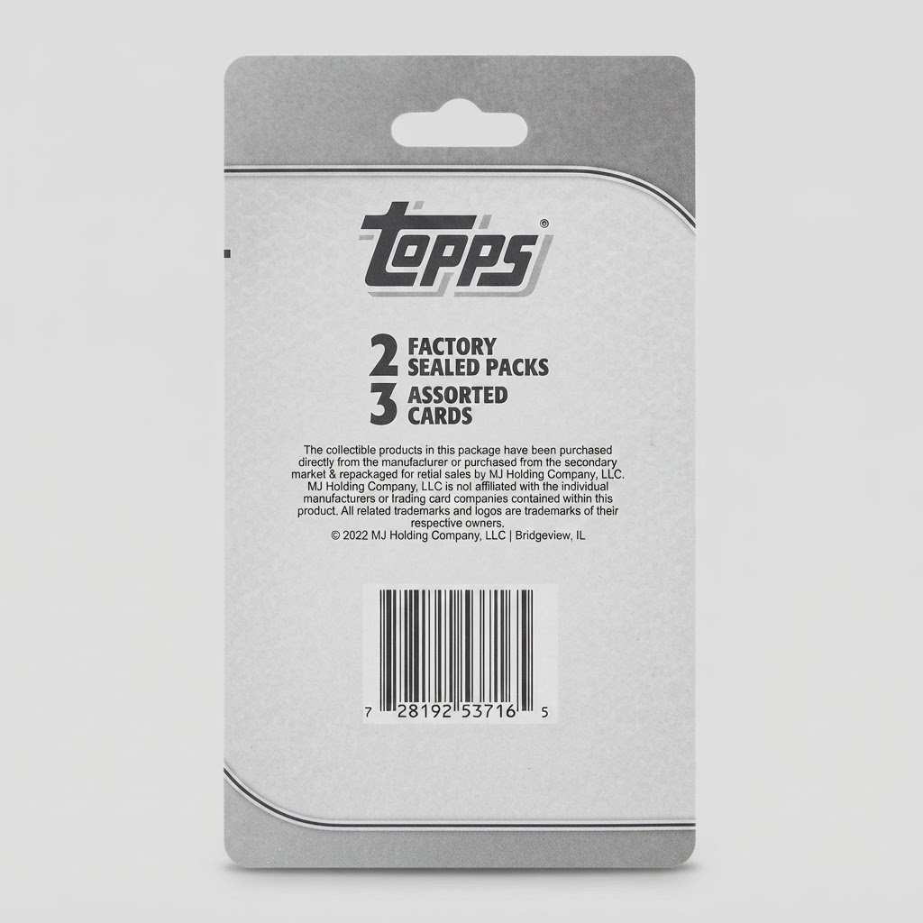 2022 Topps Baseball Series 1 Blister Pack (2 Packs) 2