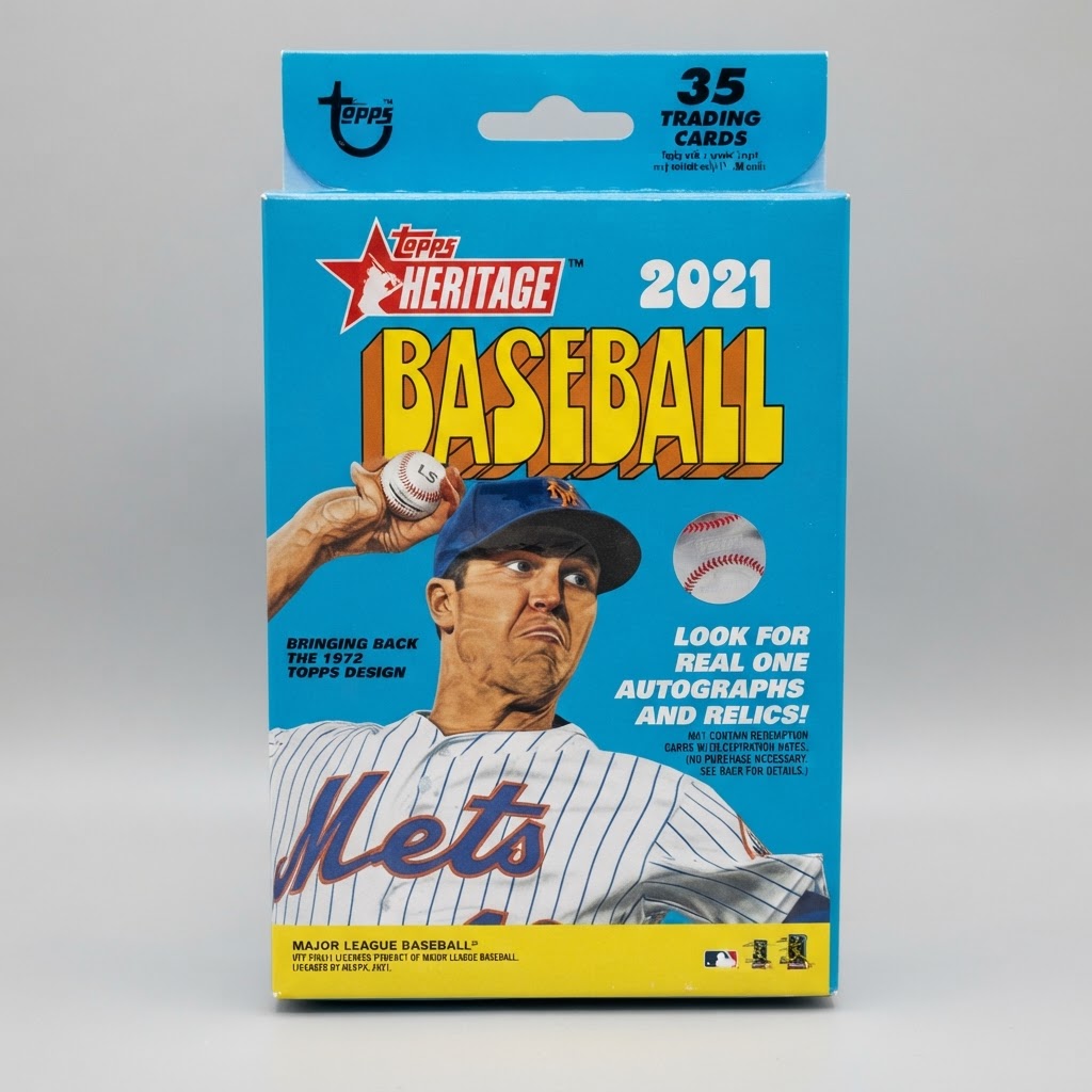 2021 Topps Heritage Baseball Hanger Box (35 Cards)