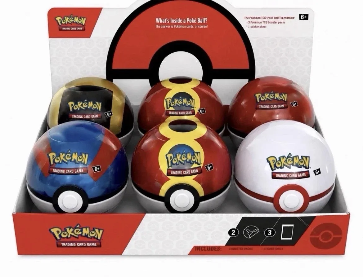 Pokémon TCG Poké Ball Tin - Sealed (Style May Vary)