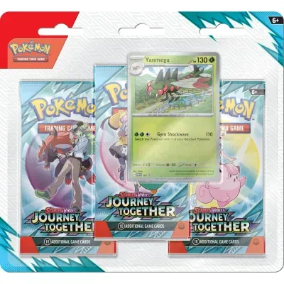 Pokémon TCG: Journey Together 3 Pack Blister — Yanmega 3-Pack Blister Collection