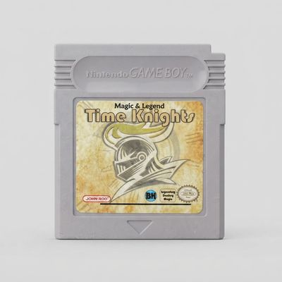 gbc game magic legend time knights game boy cartridge