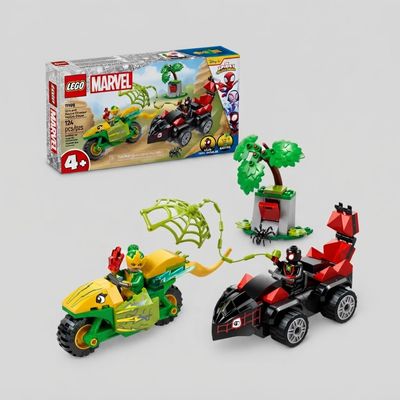 LEGO Marvel: Spin and Electro Dinosaur Vehicle Chase (11198).
