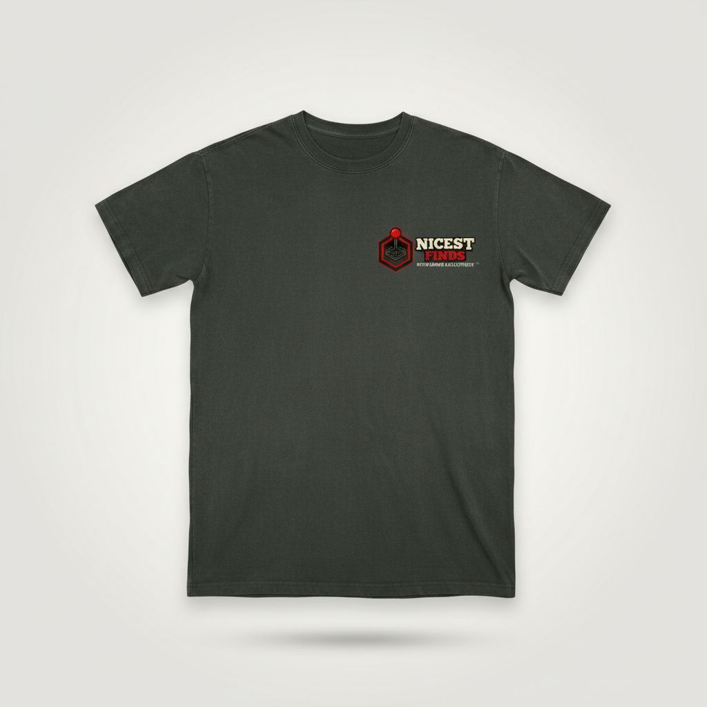 NicestFinds Retro Gaming Modal T-Shirt — Black X-large