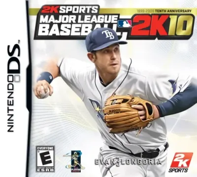 Major League Baseball 2K10 NDS box art cover — official game artwork for Nintendo DS