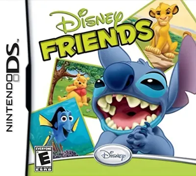 Disney Friends NDS box art cover — official game artwork for Nintendo DS