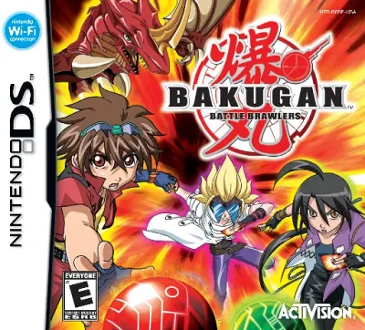 Bakugan: Battle Brawlers NDS box art cover — official game artwork for Nintendo DS