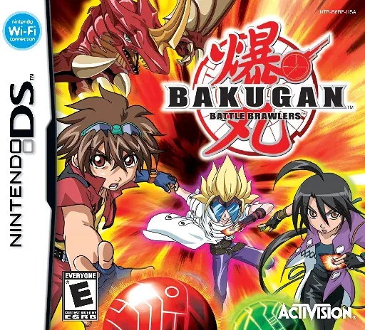 Bakugan: Battle Brawlers NDS box art cover — official game artwork for Nintendo DS