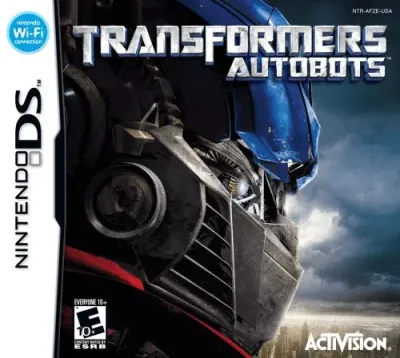 Transformers: Autobots NDS box art cover — official game artwork for Nintendo DS