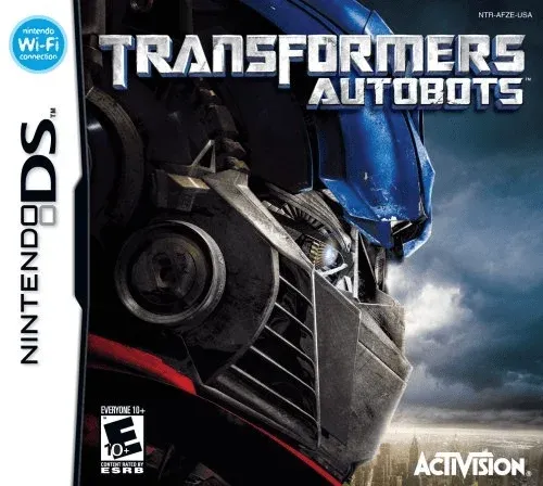Transformers: Autobots NDS box art cover — official game artwork for Nintendo DS