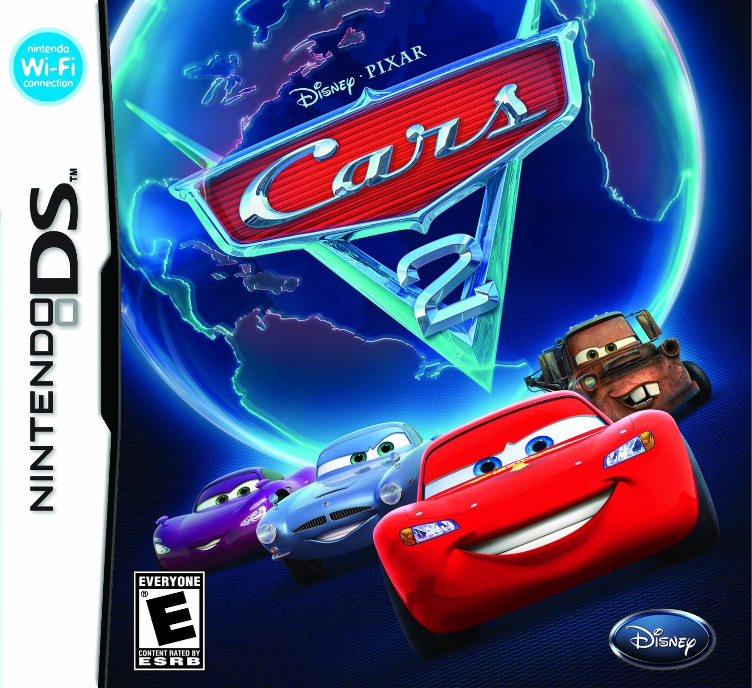 Disney Interactive Cars 2: The Video Game - Nintendo DS for Nintendo DS (2011), NTSC-U release.