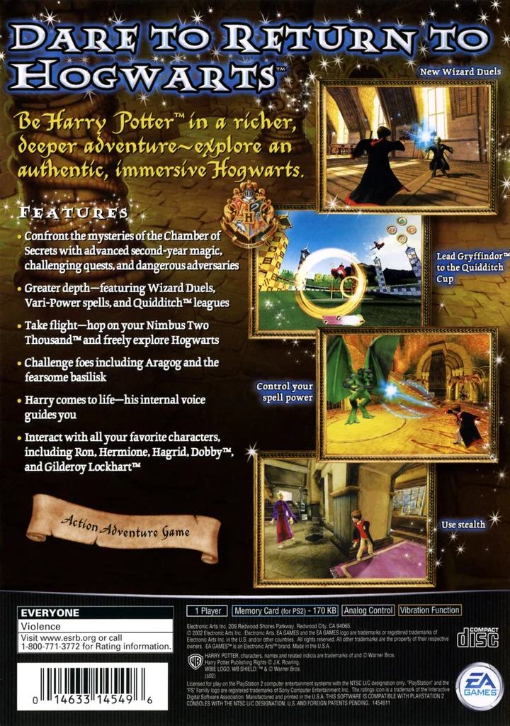 Harry Potter and the Chamber of Secrets - PlayStation 2 - Greatest Hits - Complete In Box 2