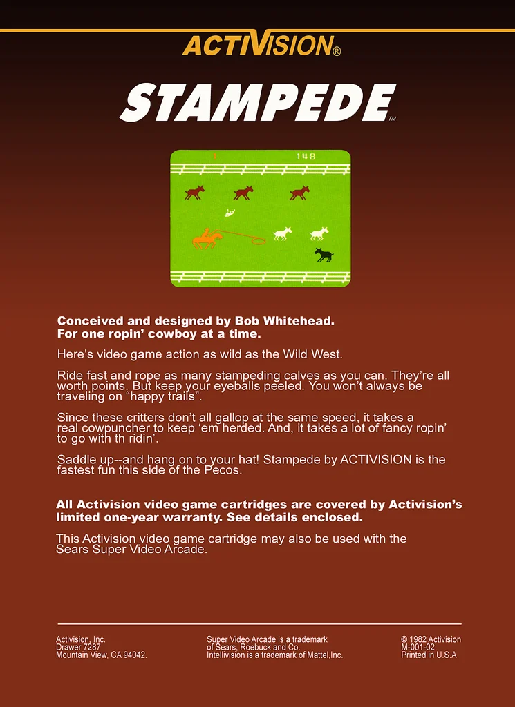 Stampede - Atari 2600 - Game Only 4