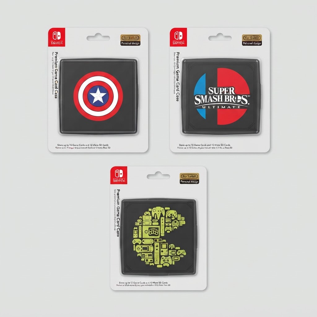Premium Nintendo Switch Game & Micro SD Card Storage Case Memory Card