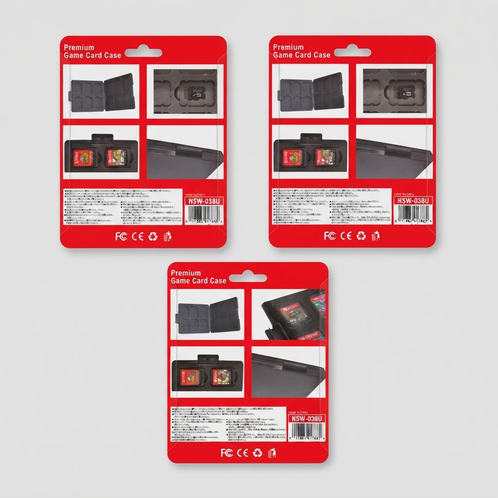 Premium Nintendo Switch Game & Micro SD Card Storage Case Memory Card 5
