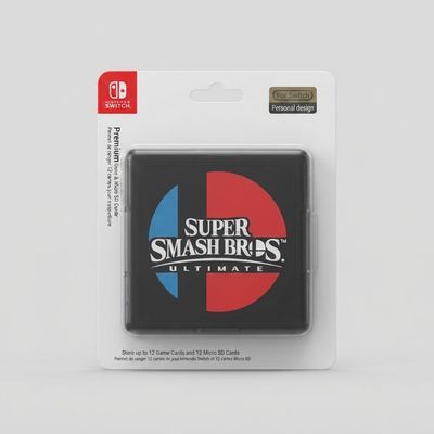 Premium Nintendo Switch Game & Micro SD Card Storage Case Memory Card — Super Smash Bros. Ultimate