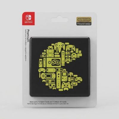 Premium Nintendo Switch Game & Micro SD Card Storage Case Memory Card — Pac Man