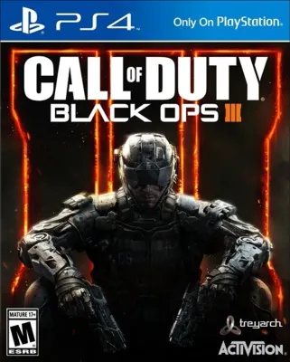 Front view of Activision Call of Duty: Black Ops III - PlayStation 4 - Complete In Box for PlayStation 4 (2015) in Very Good condition.