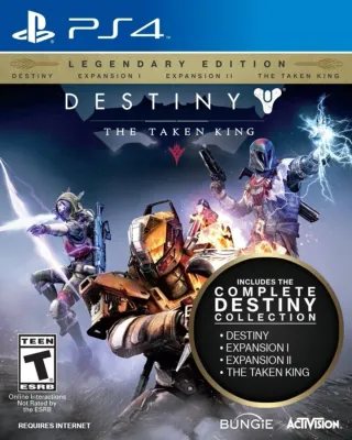 Front view of Activision Destiny: Taken King Legendary Edition - PlayStation 4 - LEGENDARY EDITION - Complete In Box for PlayStation 4 (2015) in Very Good condition.