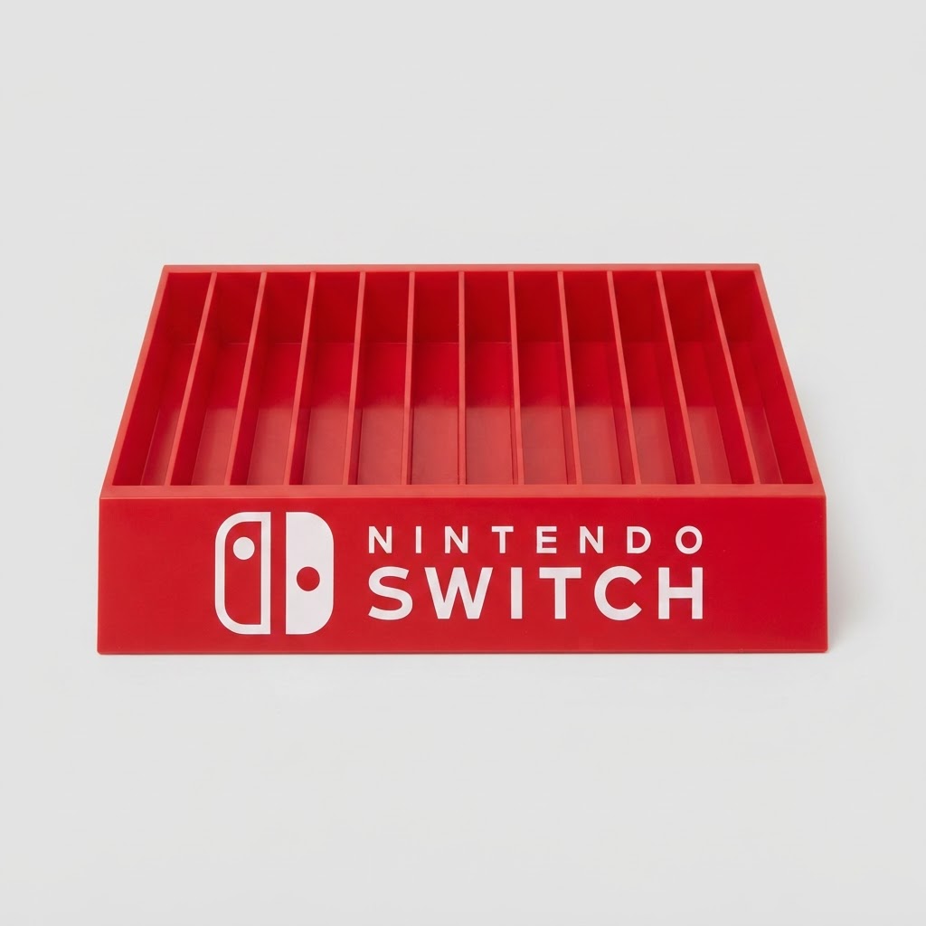 Nintendo Switch Game Storage Rack – Red