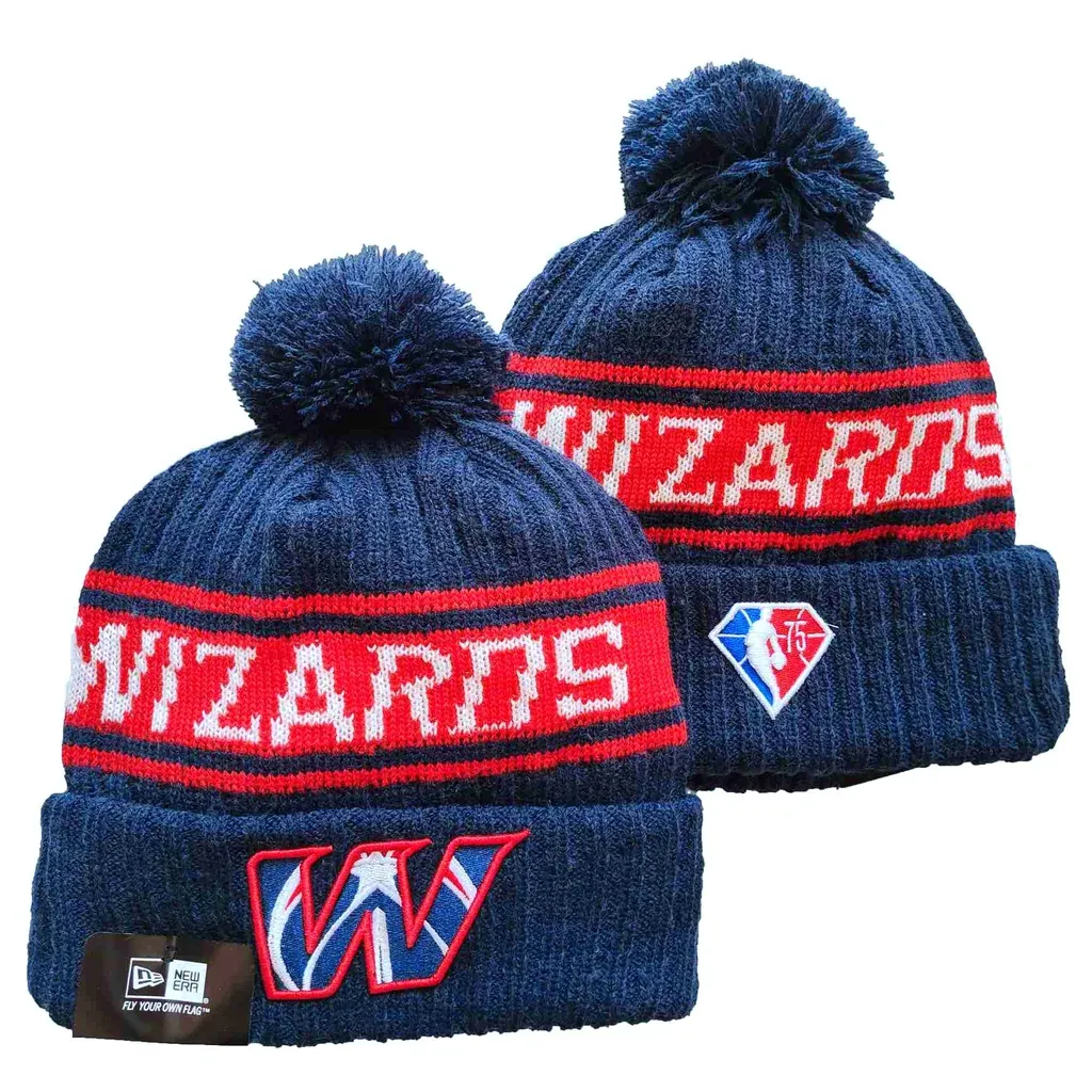 New Era New Era Washington Wizards NBA 75th Anniversary Pom Beanie - New with Tags (2026) in New with Tags condition.