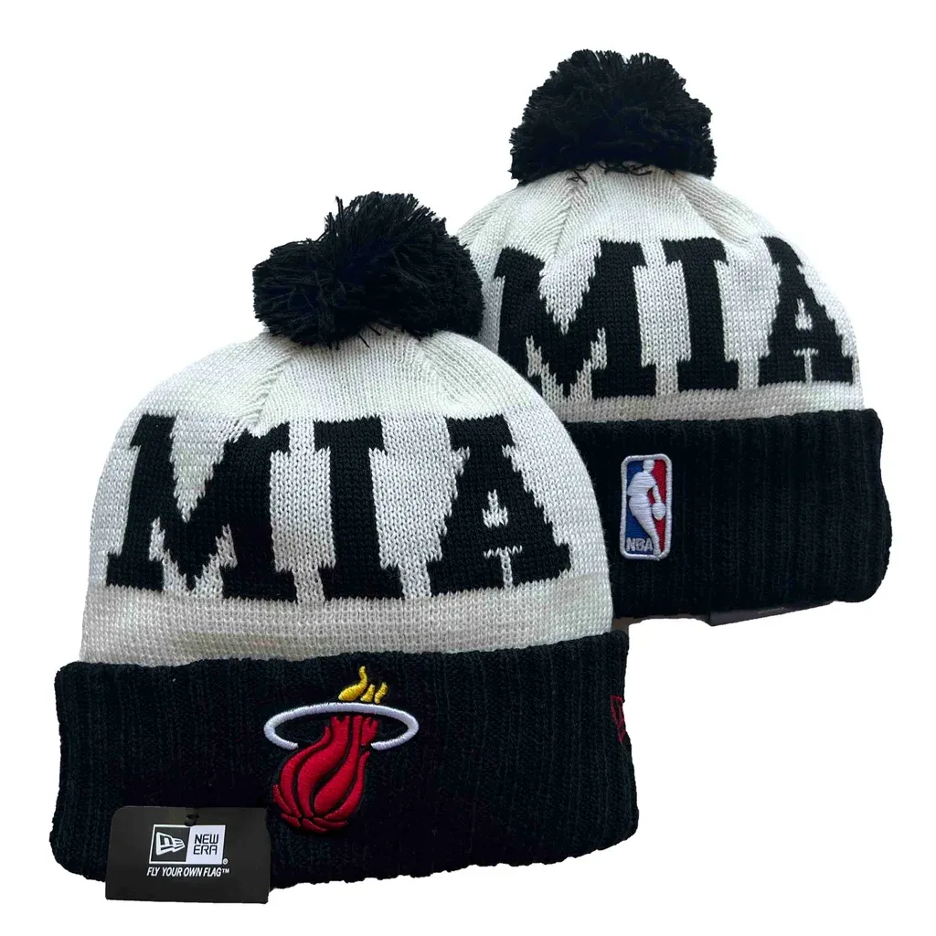 New Era New Era Miami Heat NBA City Edition Pom Beanie - New with Tags (2026) in New with Tags condition.