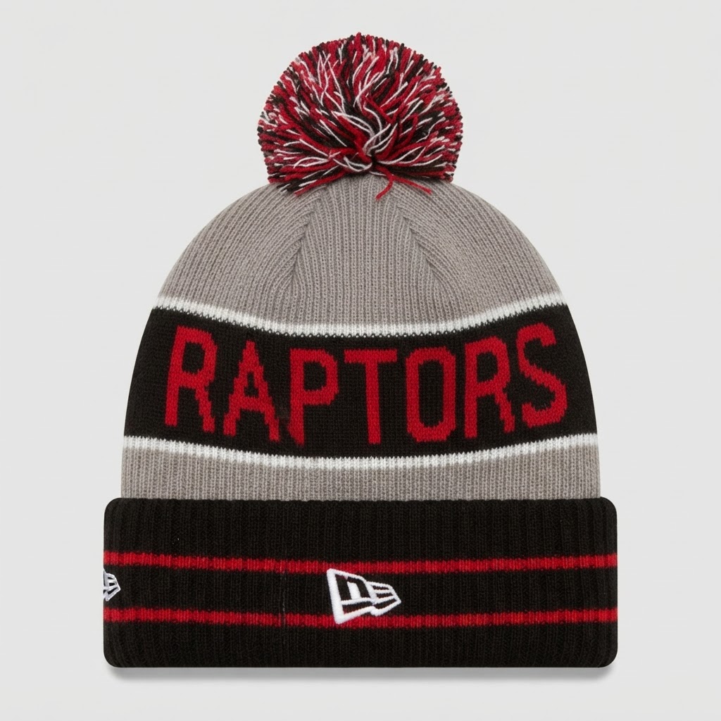 New Era Toronto Raptors NBA Pom Beanie - New with Tags 2