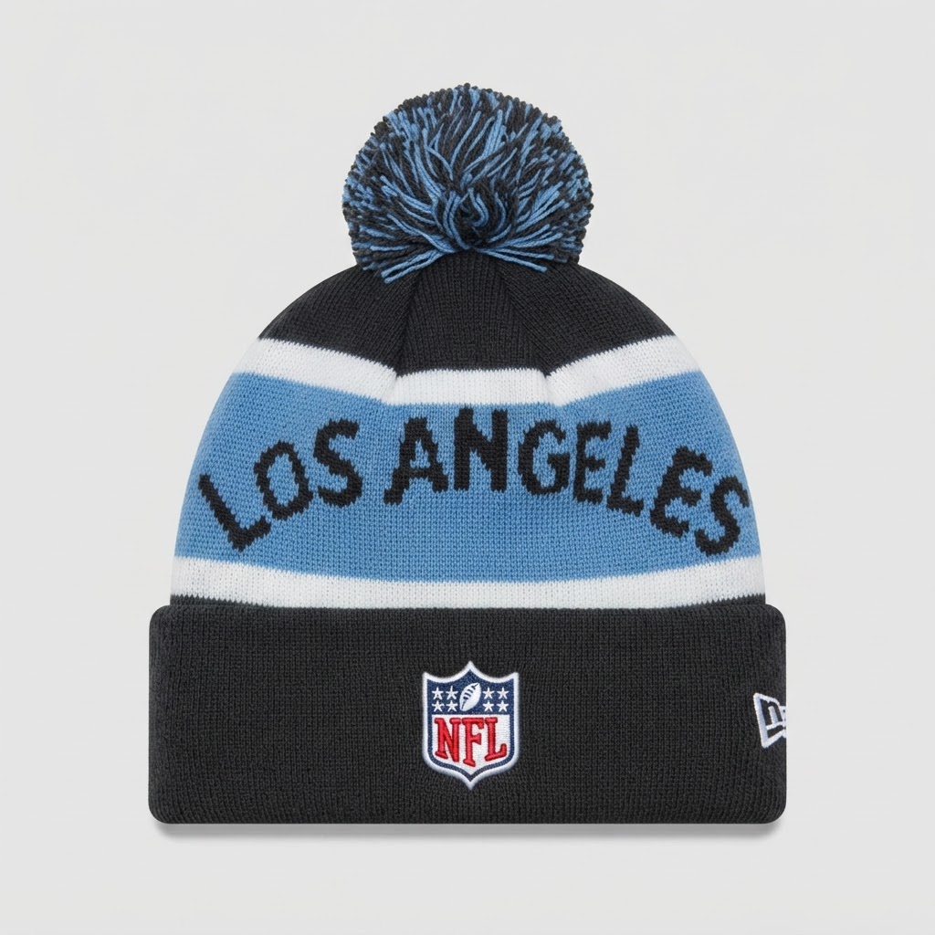 New Era Los Angeles Chargers NFL Pom Beanie - New with Tags 2